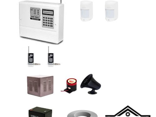 پکیج دزدگیر اماکن فایروال با 2 عدد چشمی فایروال FIREWALL F7