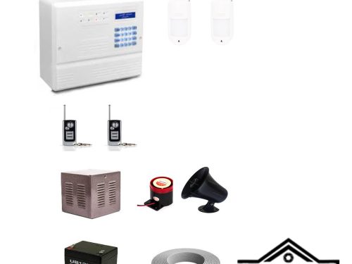 پکیج دزدگیر اماکن فایروال با 2 عدد چشمی بی سیم فایروال FIREWALL F9
