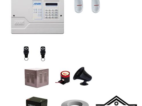 پکیج دزدگیر اماکن آنیک با 2 عدد چشمی پایرونیکس ANIK A570