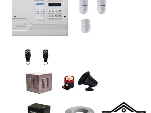 پکیج دزدگیر اماکن آنیک با 3 عدد چشمی پایرونیکس ANIK A570