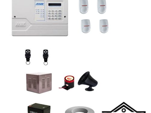 پکیج دزدگیر اماکن آنیک با 4 عدد چشمی پایرونیکس ANIK A570