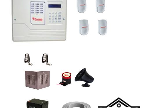 پکیج دزدگیر اماکن پایرونیکس با 4 عدد چشمی پایرونیکس PAYRONIX P-70