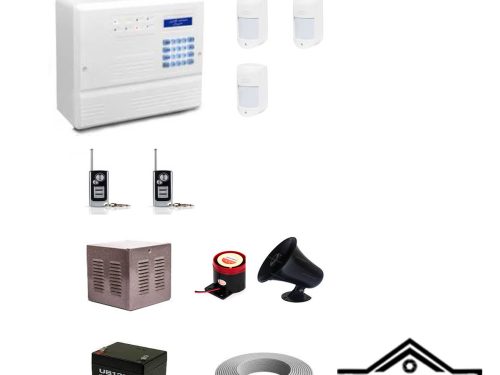 پکیج دزدگیر اماکن فایروال با 3 عدد چشمی فایروال FIREWALL F10
