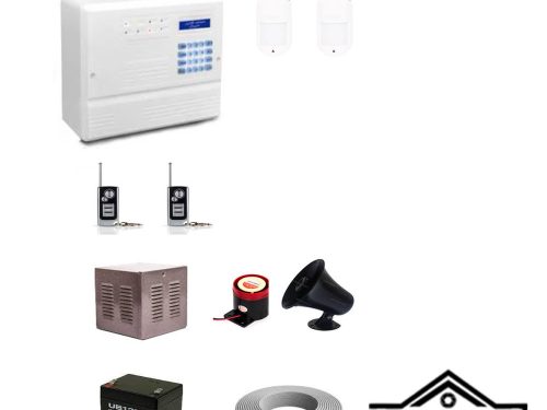 پکیج دزدگیر اماکن فایروال با 2 عدد  چشمی بی سیم فایروال FIREWALL F10