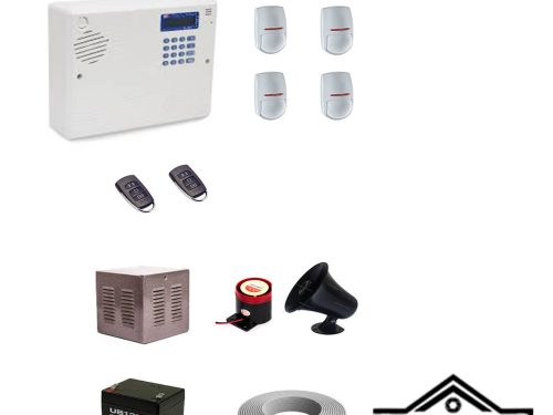پکیج دزدگیر اماکن سایلکس با 4 عدد چشمی پایرونیکس SILEX SG8