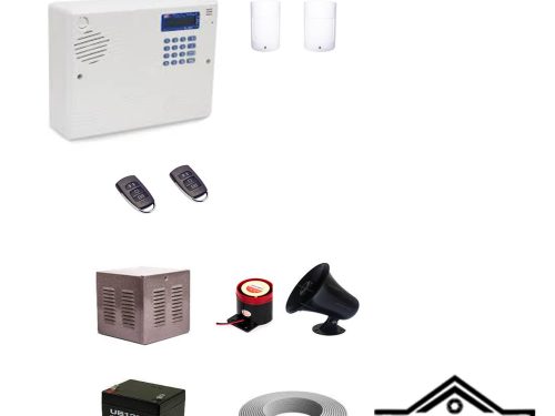 پکیج دزدگیر اماکن سایلکس با 2 عدد چشمی پرو SILEX SG8
