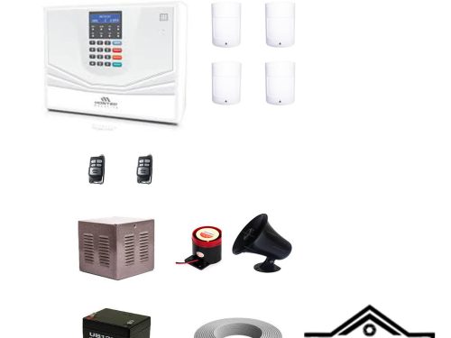 پکیج دزدگیر اماکن مستر با 4 عدد چشمی پرو MASTER 910