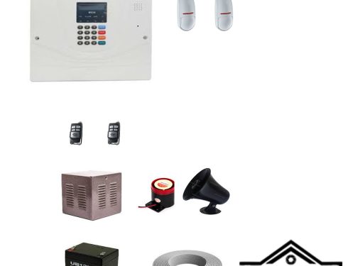 پکیج دزدگیر اماکن مستر با 2 عدد چشمی پایرونیکس MASTER 930