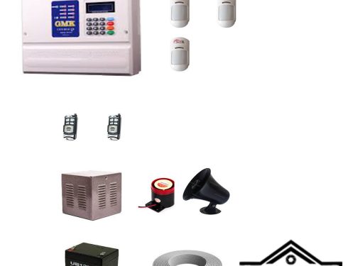 پکیج دزدگیر اماکن جی ام کا با 3 عدد چشمی جی ام کا (910)  M2