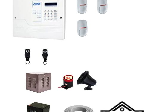 پکیج دزدگیر اماکن آنیک با 3 عدد چشمی پایرونیکس ANIK A470