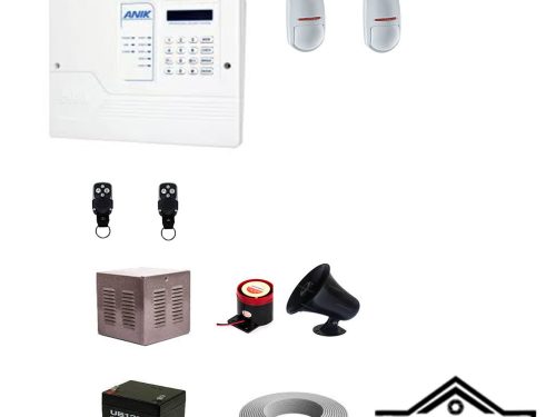 پکیج دزدگیر اماکن آنیک با 2 عدد چشمی پرو ANIK A470